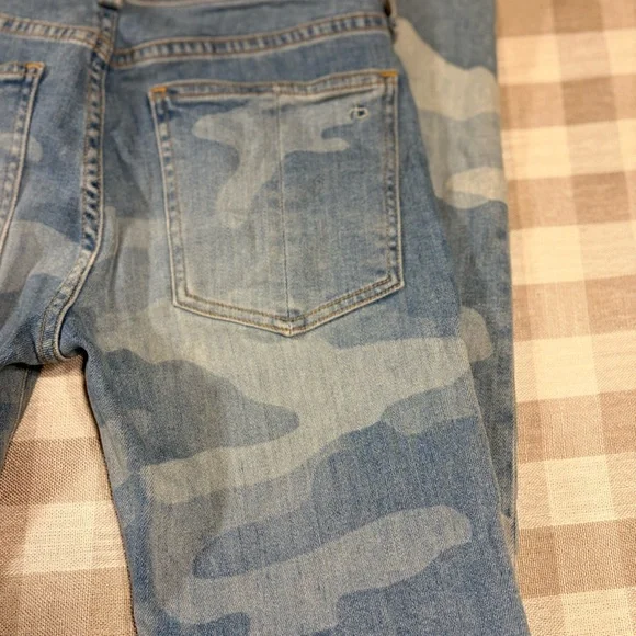 Rag & Bone Women's Light Blue Camo Skinny Jeans - Picture 10 of 12